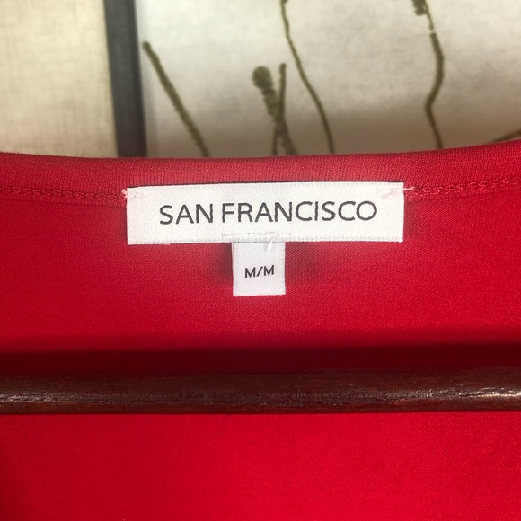 4 for 25$ San Francisco | Red Camisole Cami Tank Top. Size Medium. - Picture 3 of 5